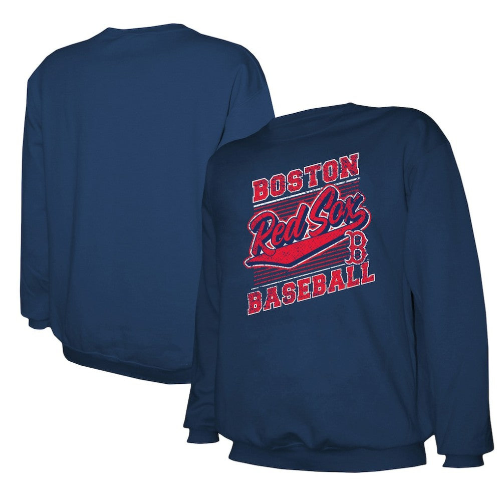 Boston Red Sox Stitches Lightweight Crew Sweatshirt discount