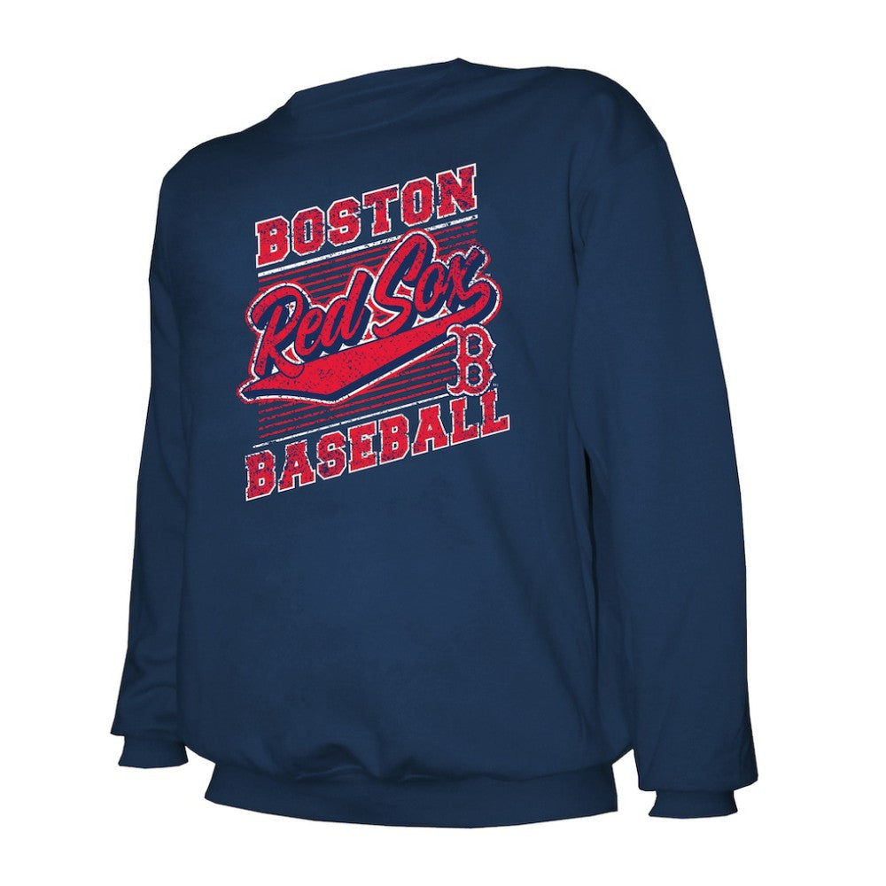 Boston Red Sox Stitches Lightweight Crew Sweatshirt discount