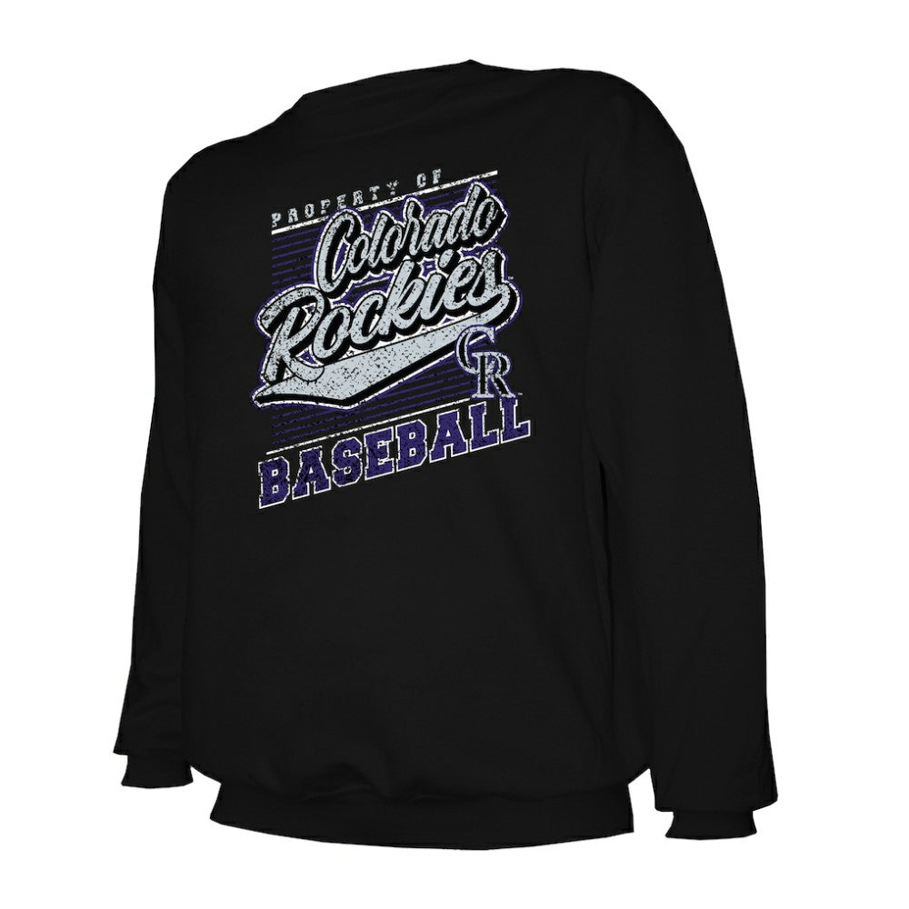 Colorado Rockies Stitches Lightweight Crew Sweatshirt Near Me