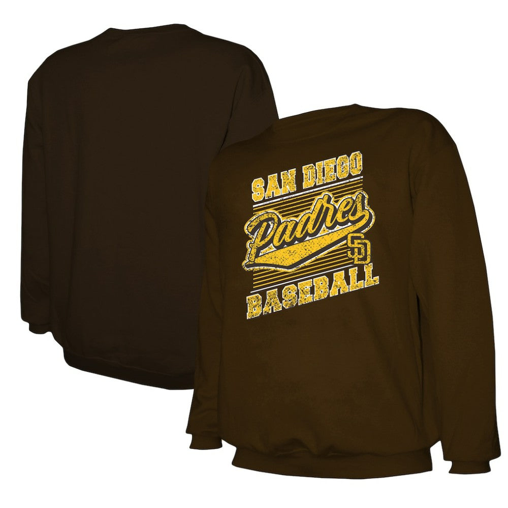 San Diego Padres Stitches Lightweight Crew Sweatshirt Lifestyle