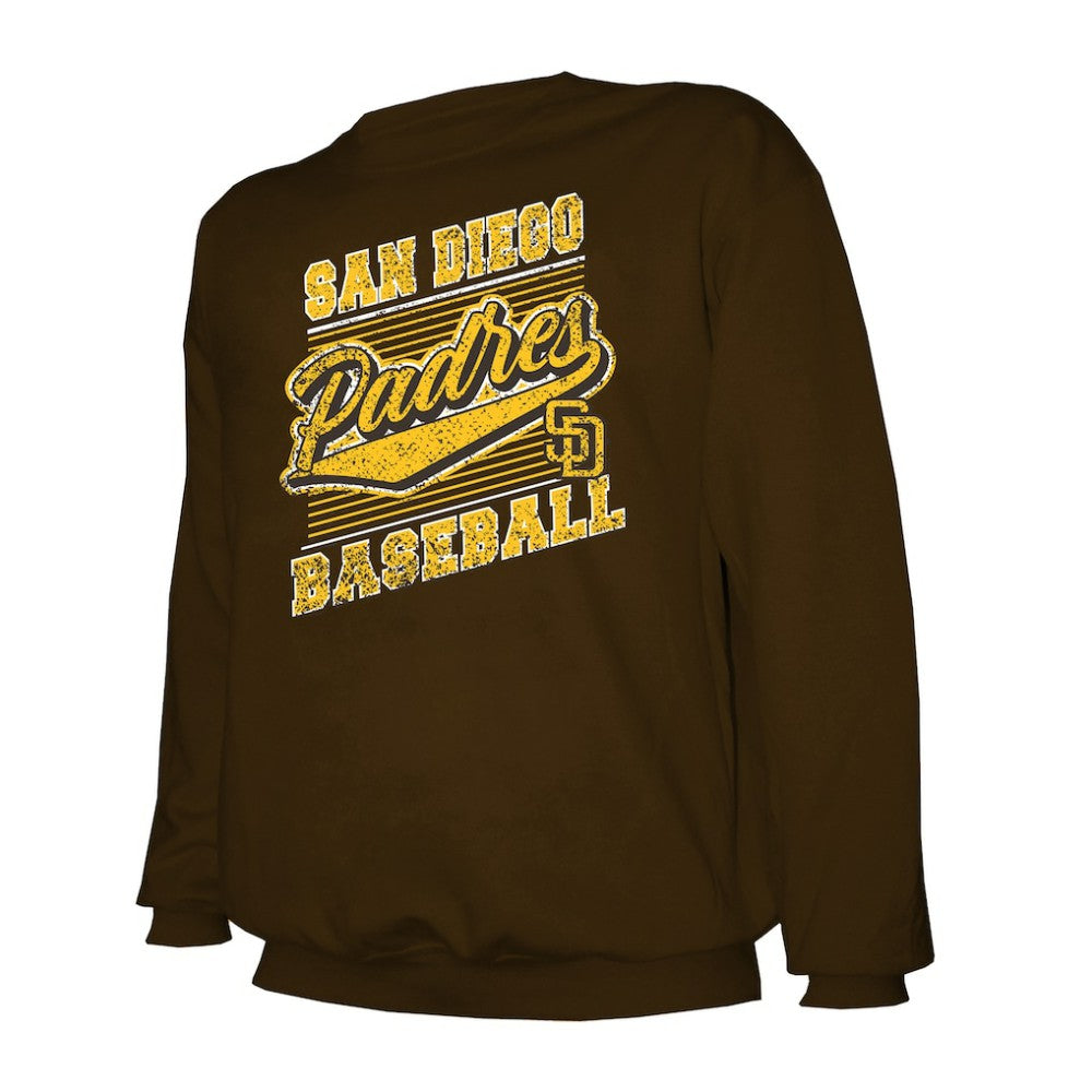 San Diego Padres Stitches Lightweight Crew Sweatshirt Lifestyle