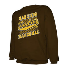San Diego Padres Stitches Lightweight Crew Sweatshirt Lifestyle