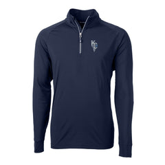Kansas City Royals Cutter & Buck Adapt Eco Knit Stretch Recycled Quarter-Zip Pullover Top Sale