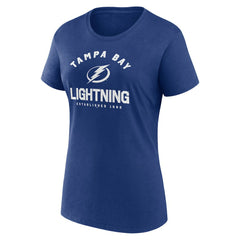 Tampa Bay Lightning - Logo Athletic Women's Unrivaled T-Shirt Blue