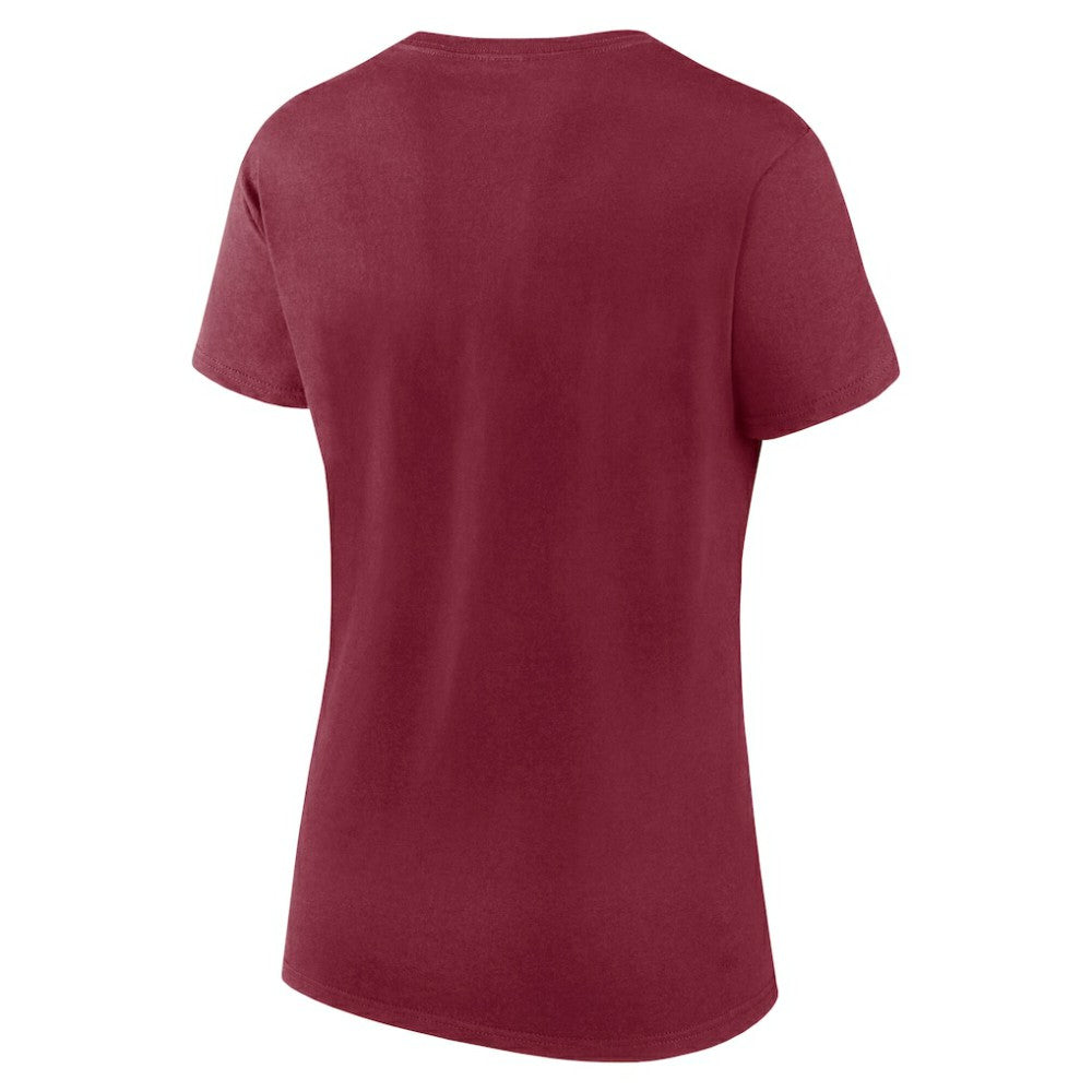 Colorado Avalanche - Logo Athletic Women's Unrivaled T-Shirt Burgundy