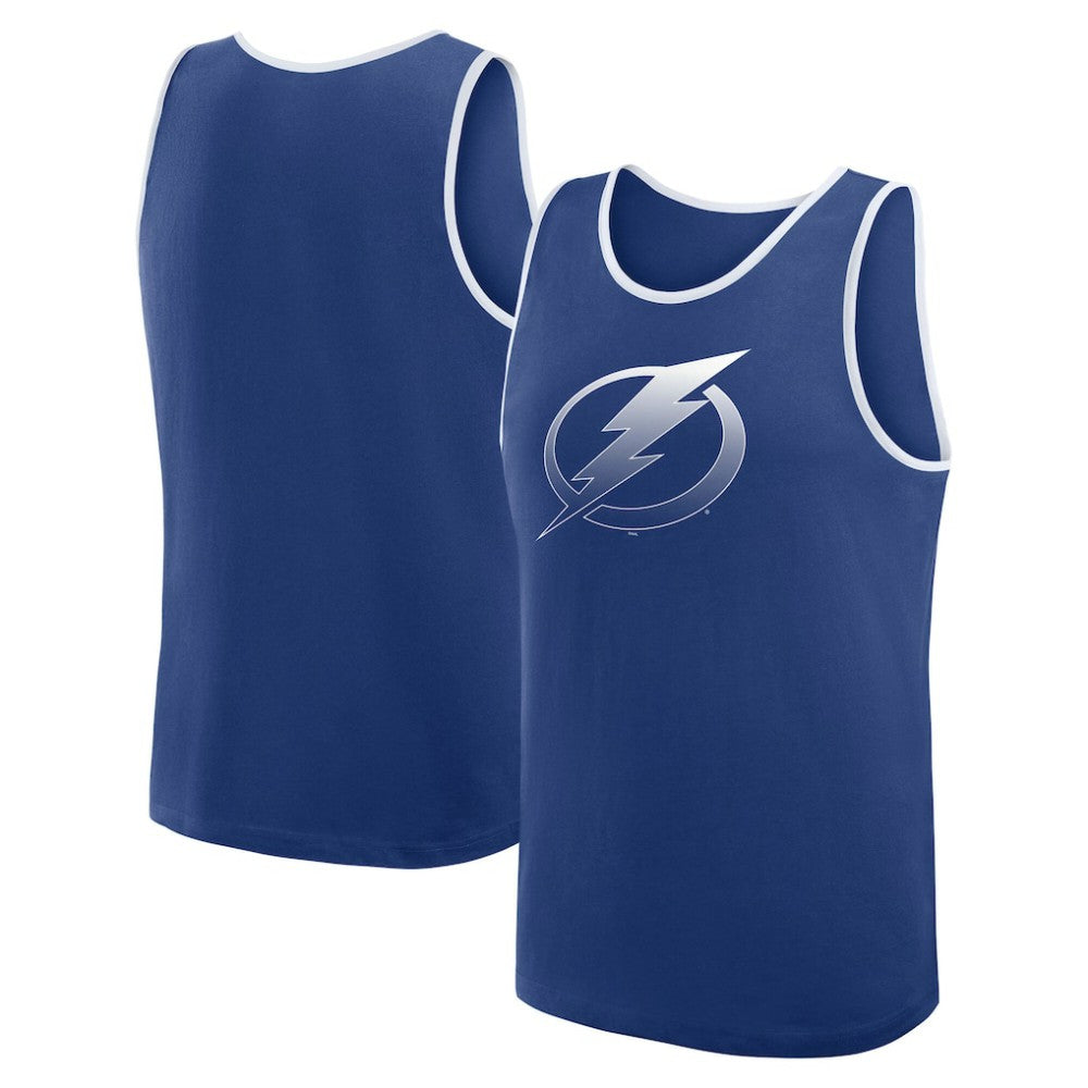 Tampa Bay Lightning - Logo Athletic Unmatched Success Tank Top Blue