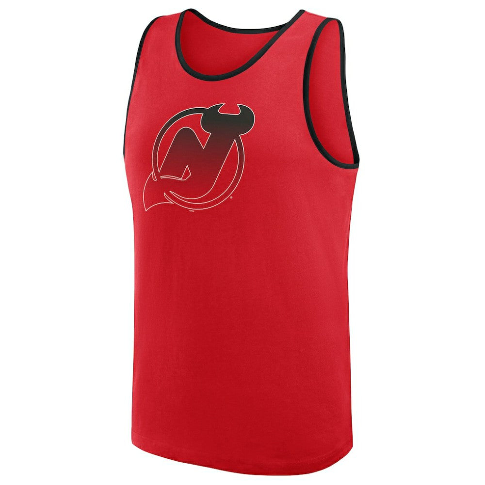 New Jersey Devils - Logo Athletic Unmatched Success Tank Top Red