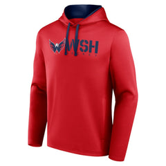 Washington Capitals Logo Athletic Head Start Pullover Hoodie Red