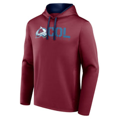 Colorado Avalanche - Logo Athletic Head Start Pullover Hoodie Burgundy