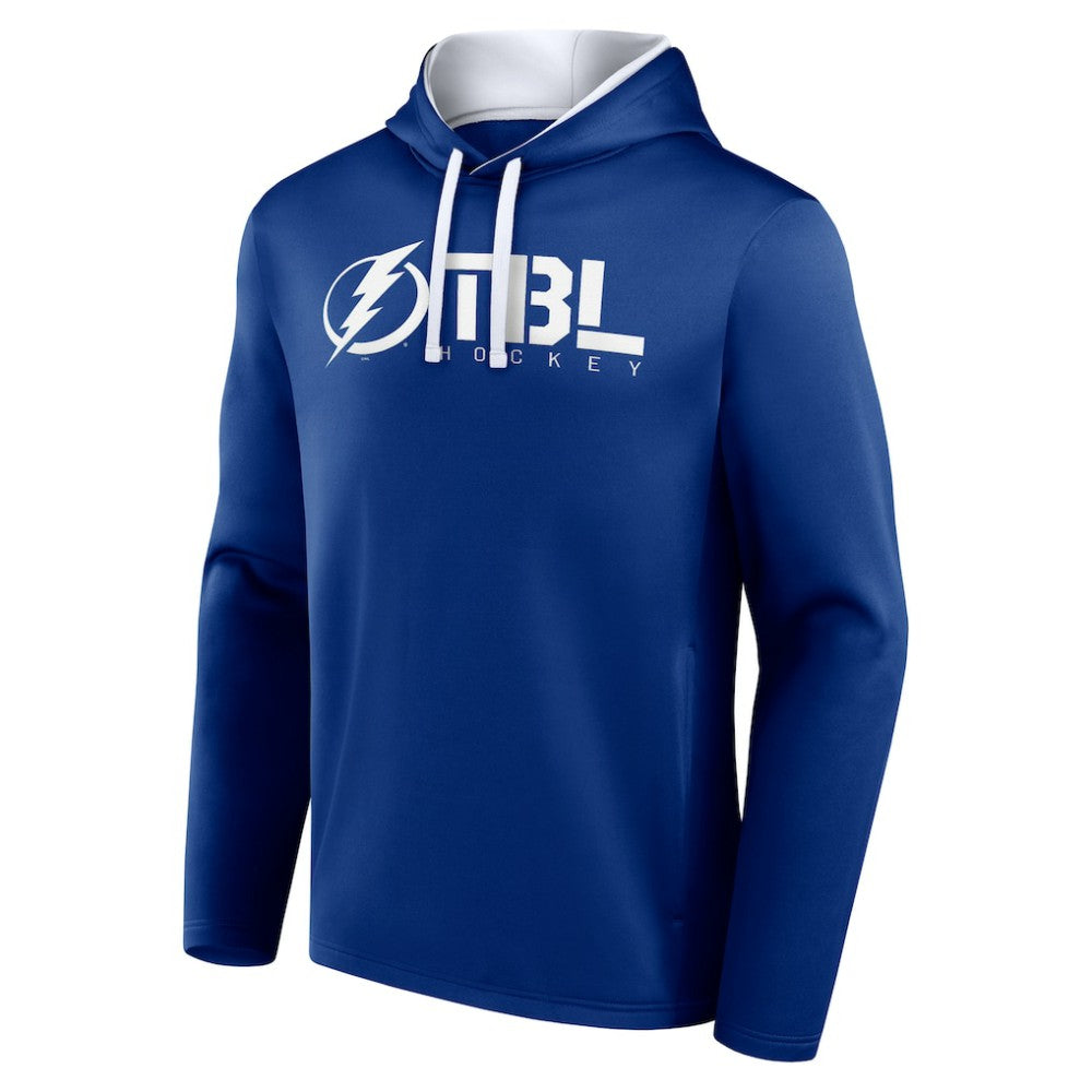 Tampa Bay Lightning - Logo Athletic Head Start Pullover Hoodie Blue