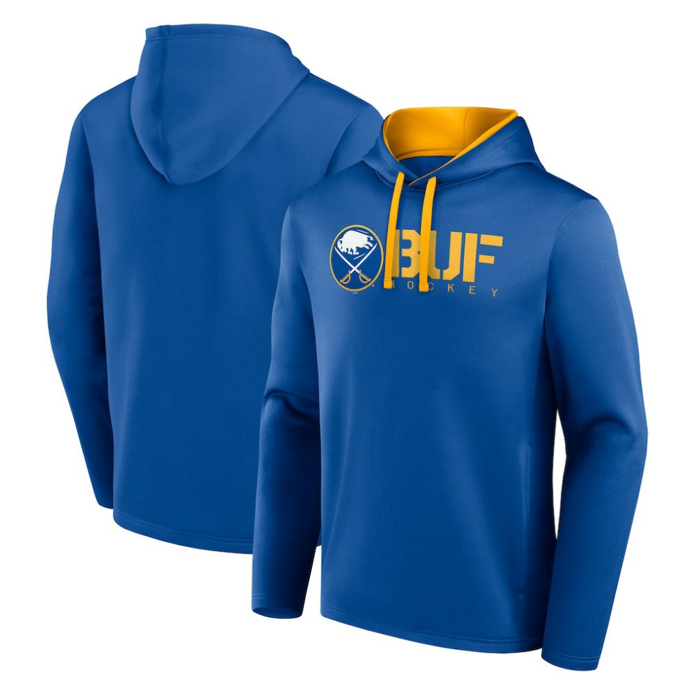 Buffalo Sabres - Logo Athletic Head Start Pullover Hoodie Royal