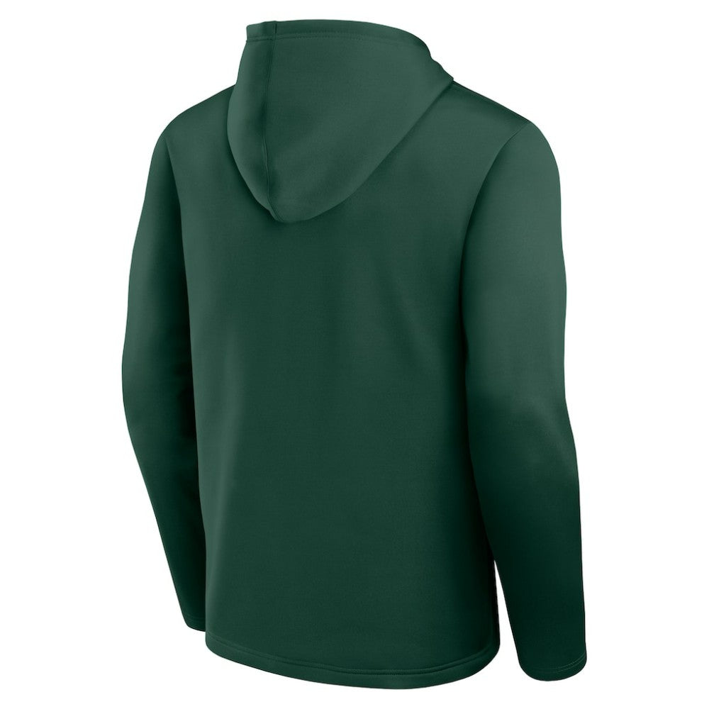 Minnesota Wild - Logo Athletic Head Start Pullover Hoodie Green