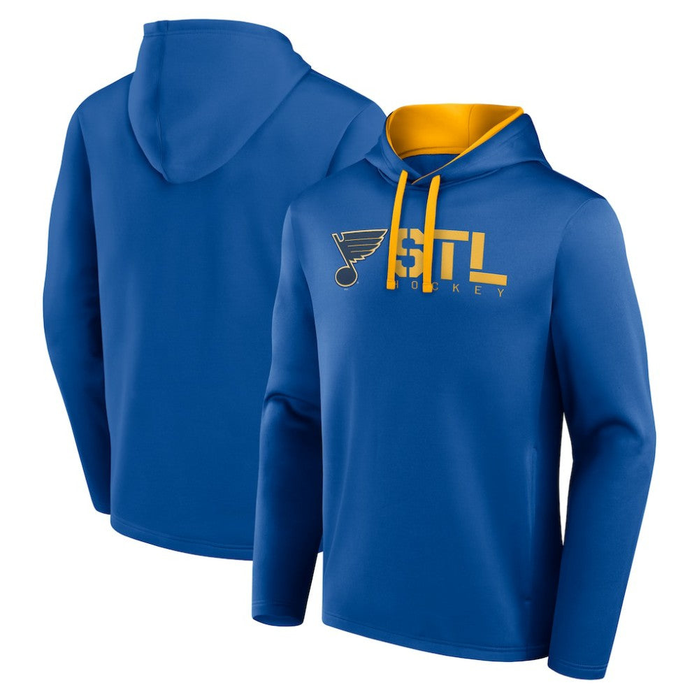 St. Louis Blues - Logo Athletic Head Start Pullover Hoodie Blue