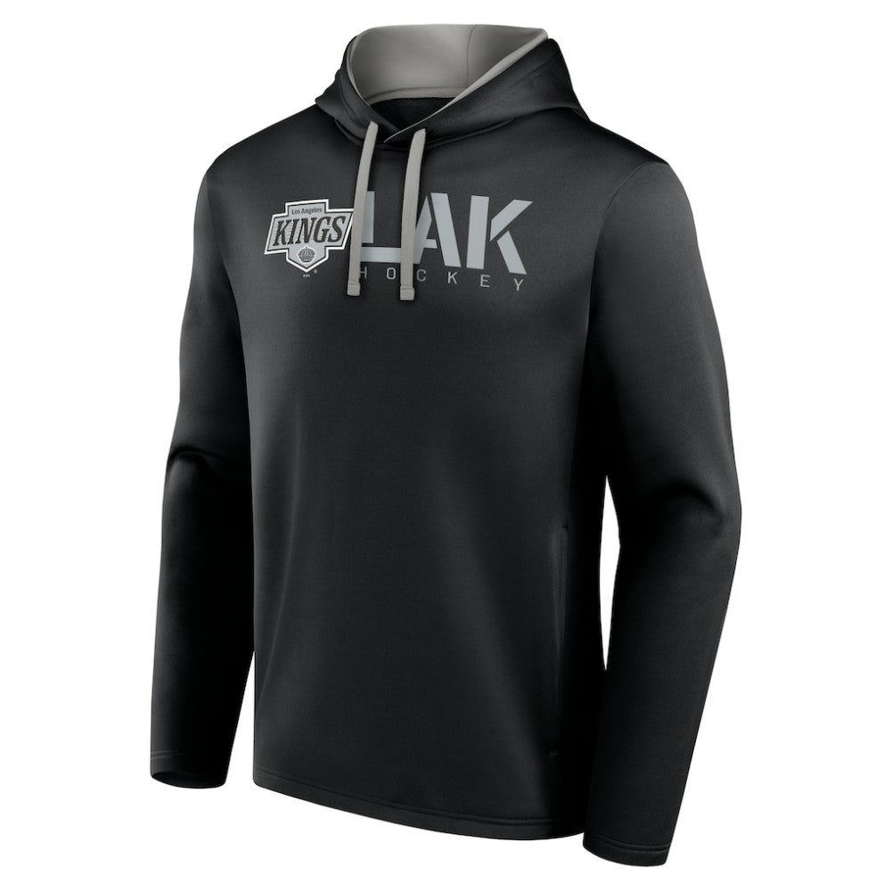 Los Angeles Kings - Logo Athletic Head Start Pullover Hoodie Black