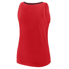 New Jersey Devils - Logo Athletic Women's Stellar Win V-Neck Tank Top Red