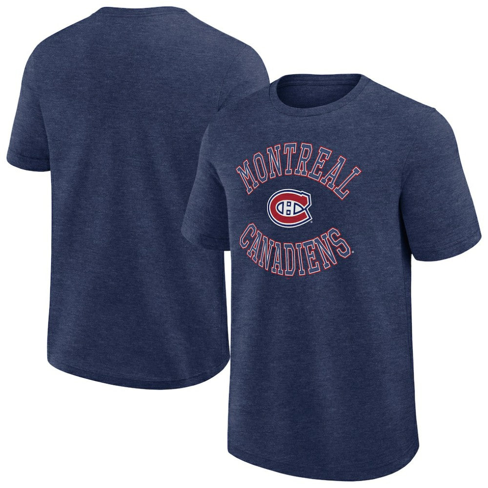 Montreal Canadiens - Logo Athletic Success T-Shirt Heather Navy