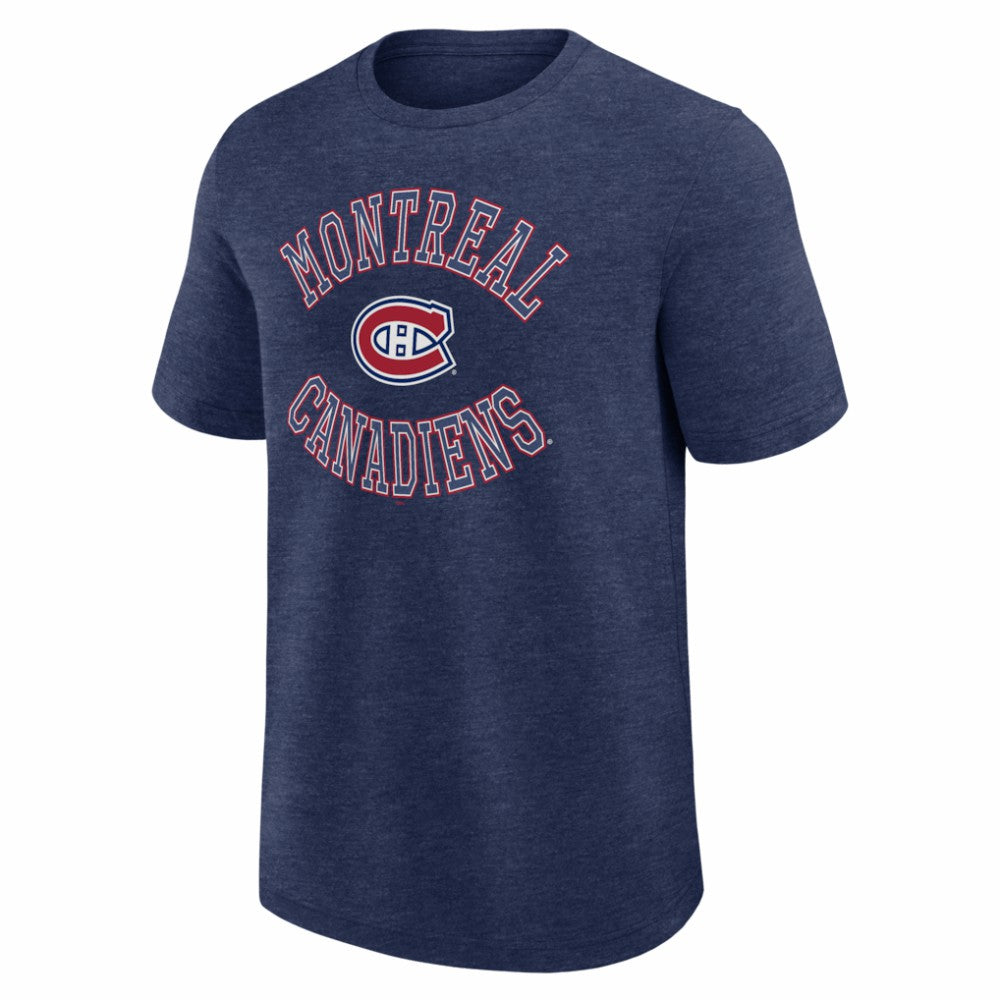 Montreal Canadiens - Logo Athletic Success T-Shirt Heather Navy