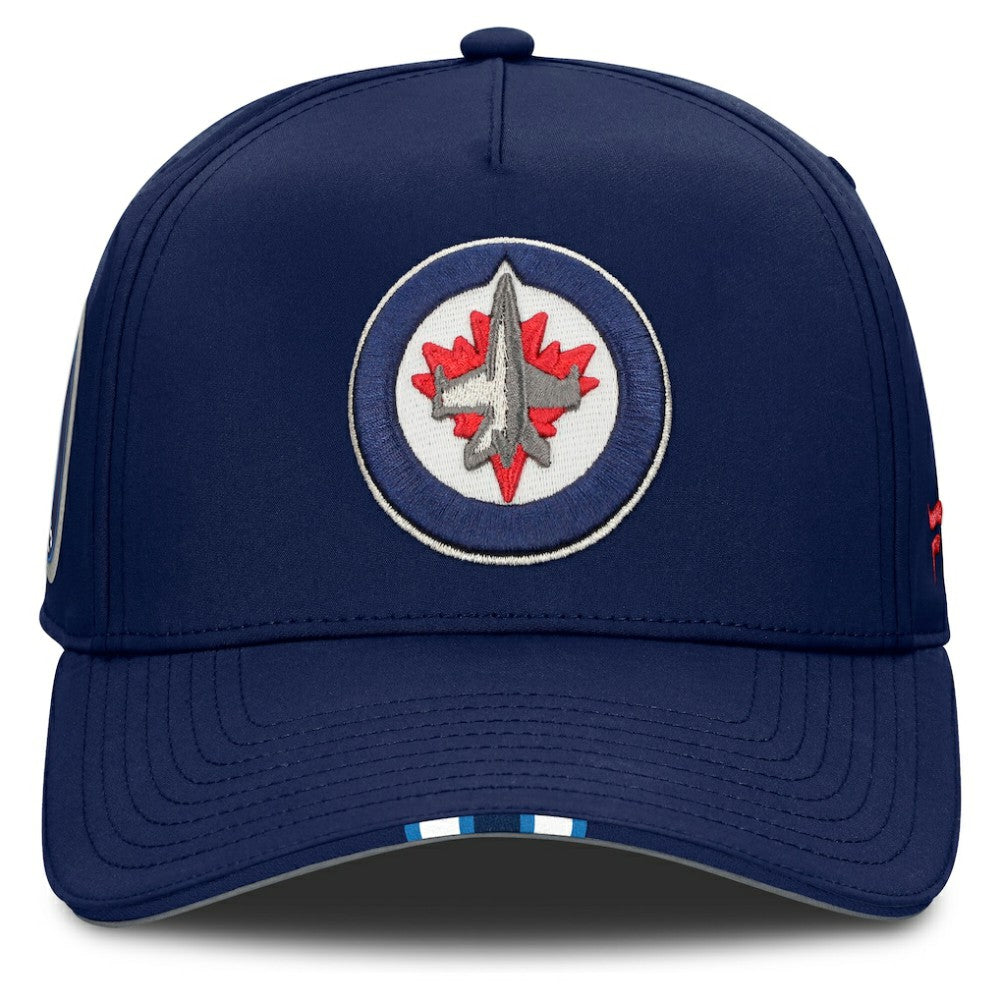 Winnipeg Jets - Fanatics 2025 NHL Draft Authentic Pro On-Stage Podium A-Frame Adjustable Hat Navy