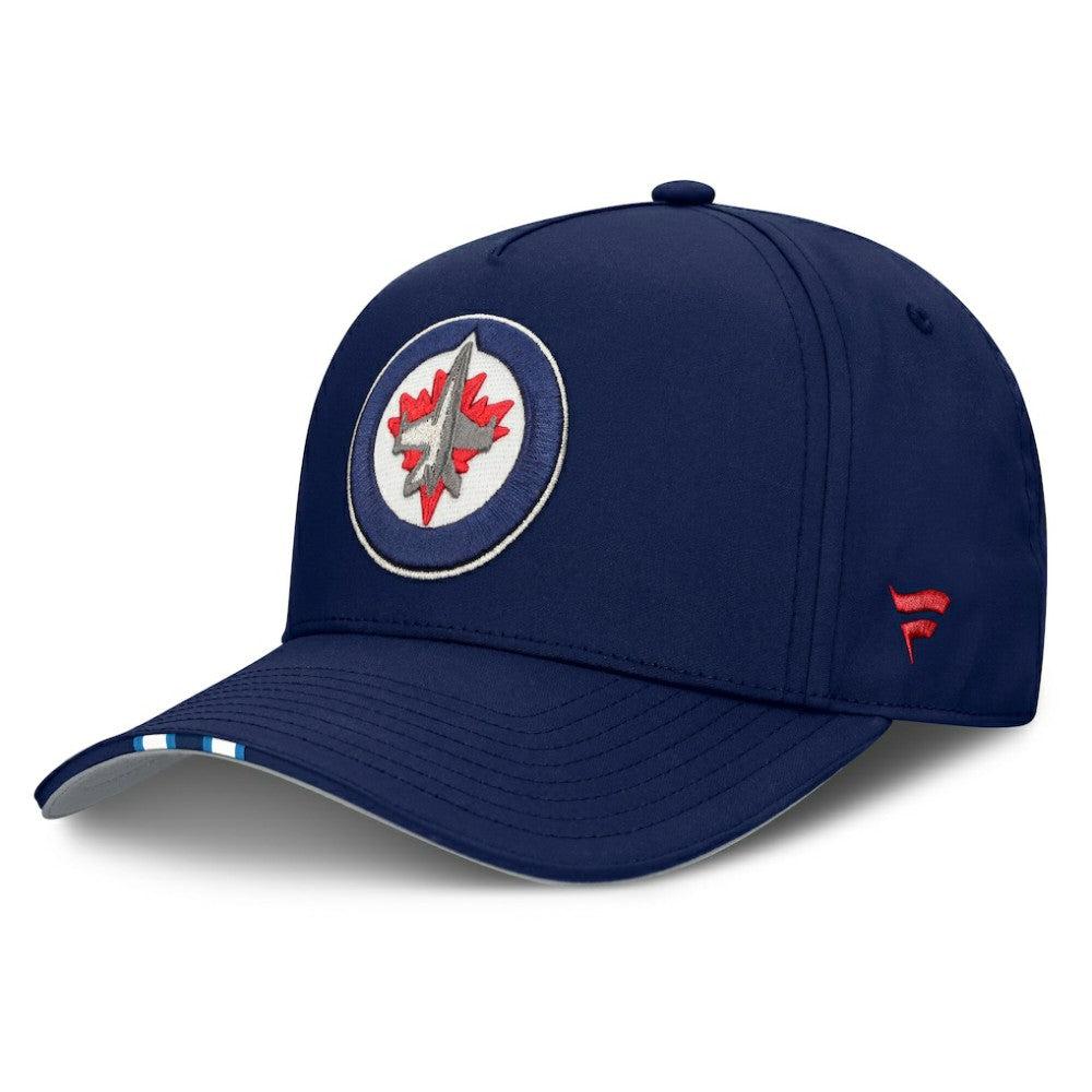 Winnipeg Jets - Fanatics 2025 NHL Draft Authentic Pro On-Stage Podium A-Frame Adjustable Hat Navy