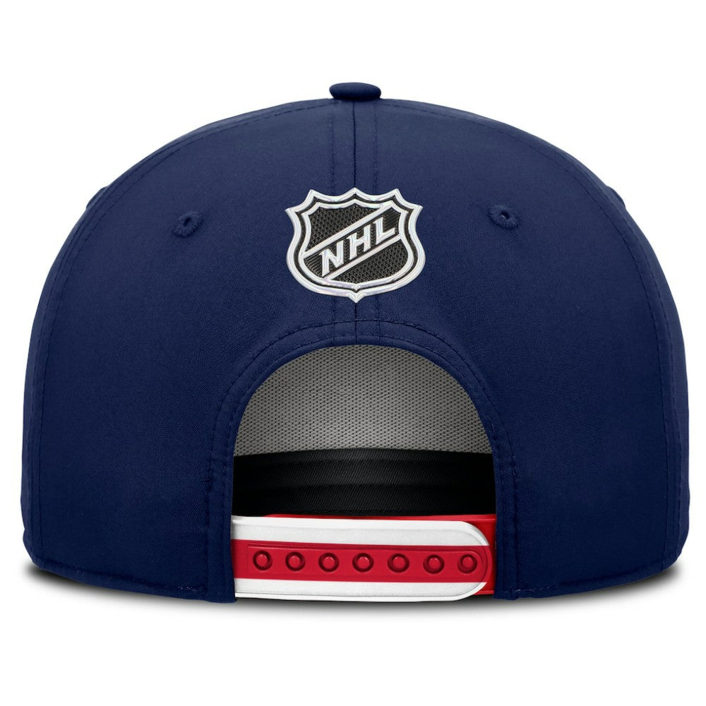 New York Rangers Fanatics 2025 NHL Draft Authentic Pro On-Stage Podium A-Frame Adjustable Hat Navy