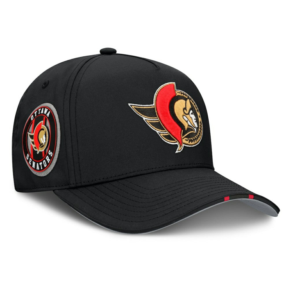 Ottawa Senators - Fanatics 2025 NHL Draft Authentic Pro On-Stage Podium A-Frame Adjustable Hat Black
