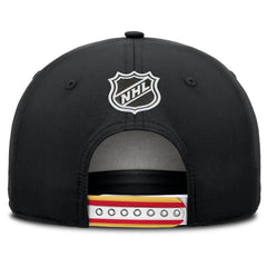 Calgary Flames - Fanatics 2025 NHL Draft Authentic Pro On-Stage Podium A-Frame Adjustable Hat Black