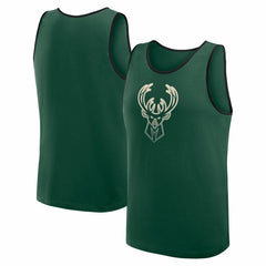 NBA - Milwaukee Bucks Logo Athletic Unmatched Success Tank Top - Hunter Green