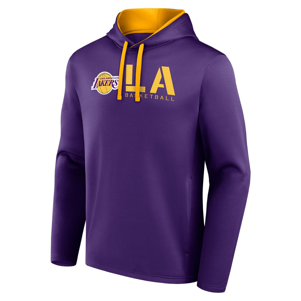 NBA - Los Angeles Lakers Logo Athletic Head Start Pullover Hoodie - Purple