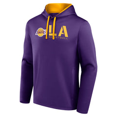 NBA - Los Angeles Lakers Logo Athletic Head Start Pullover Hoodie - Purple