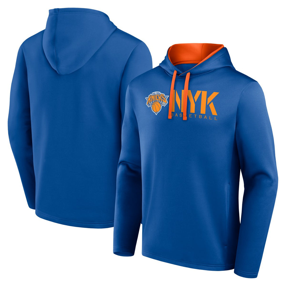 NBA - New York Knicks Logo Athletic Head Start Pullover Hoodie - Blue