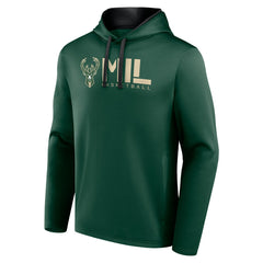 NBA - Milwaukee Bucks Logo Athletic Head Start Pullover Hoodie - Hunter Green