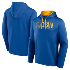 NBA - Golden State Warriors Logo Athletic Head Start Pullover Hoodie - Royal