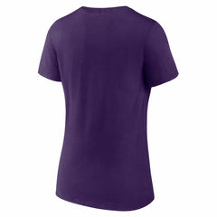 NBA - Phoenix Suns Logo Athletic Women's Unrivaled V-Neck T-Shirt - Purple
