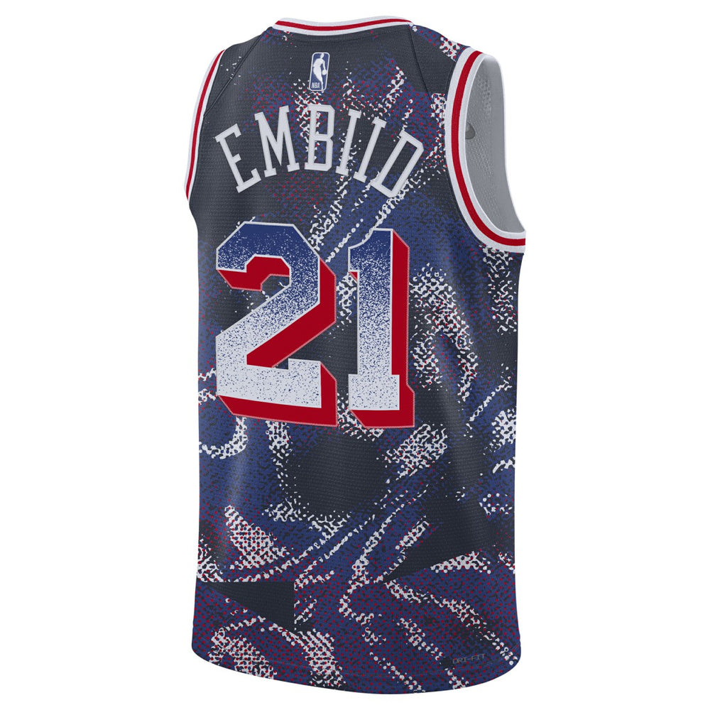 Nike - Joel Embiid Philadelphia 76ers Unisex 2025 Select Series Swingman Player Jersey - Navy