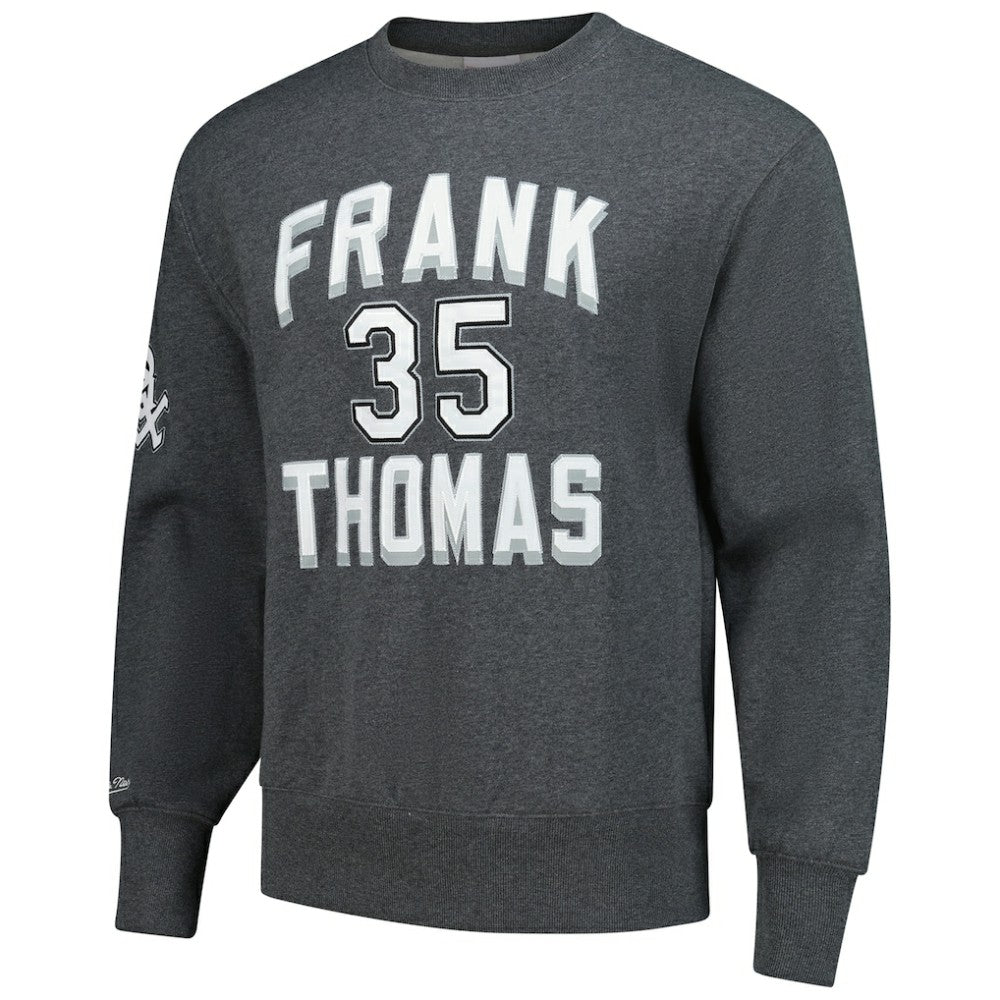 Frank Thomas Chicago White Sox Mitchell & Ness Legends Collection Vintage Logo Name & Number Fleece Pullover Sweatshirt discount