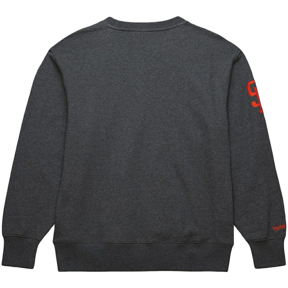Willie Mays San Francisco Giants Mitchell & Ness Legends Collection Vintage Logo Name & Number Fleece Pullover Sweatshirt Sale