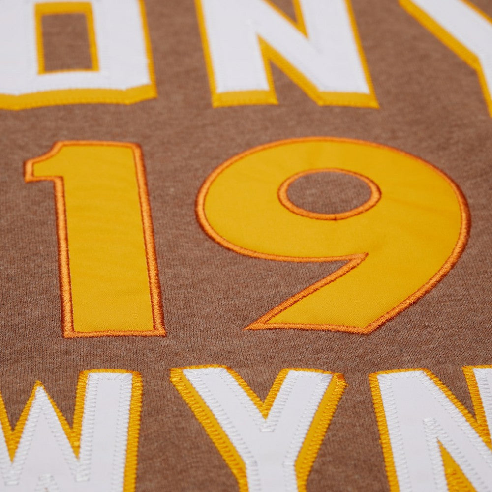 Tony Gwynn San Diego Padres Mitchell & Ness Legends Collection Vintage Logo Name & Number Fleece Pullover Sweatshirt Sale
