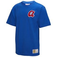 Hank Aaron Atlanta Braves Mitchell & Ness Legends Collection Vintage Logo T-Shirt Lifestyle
