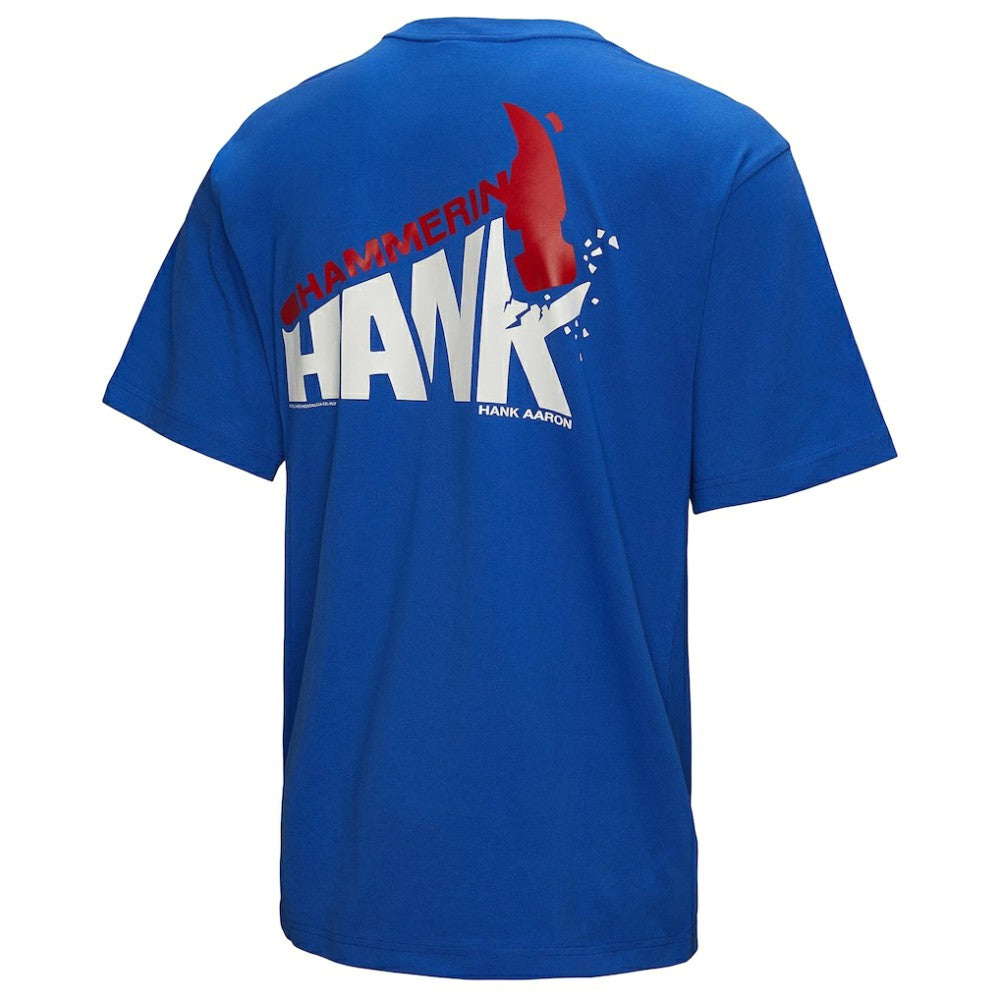 Hank Aaron Atlanta Braves Mitchell & Ness Legends Collection Vintage Logo T-Shirt Lifestyle