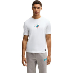 Miami Dolphins Hugo Boss Unisex Brady T-Shirt White - NFL