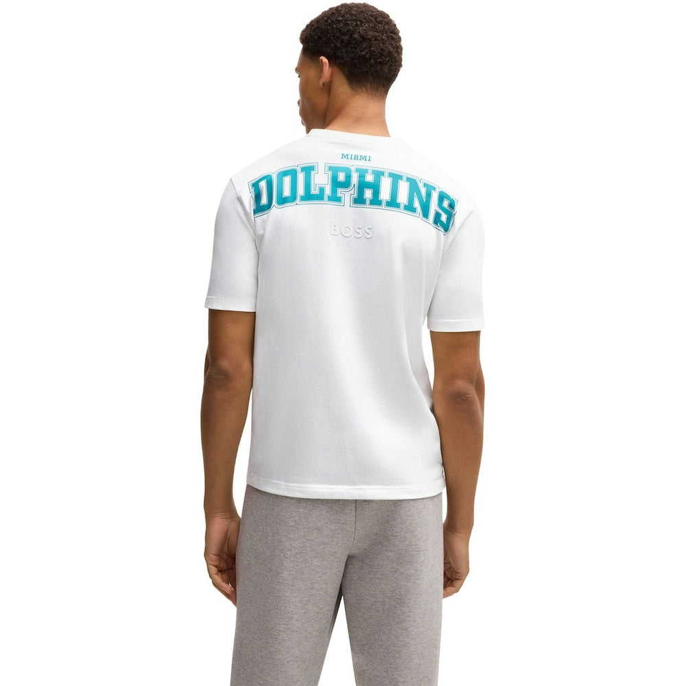 Miami Dolphins Hugo Boss Unisex Brady T-Shirt White - NFL