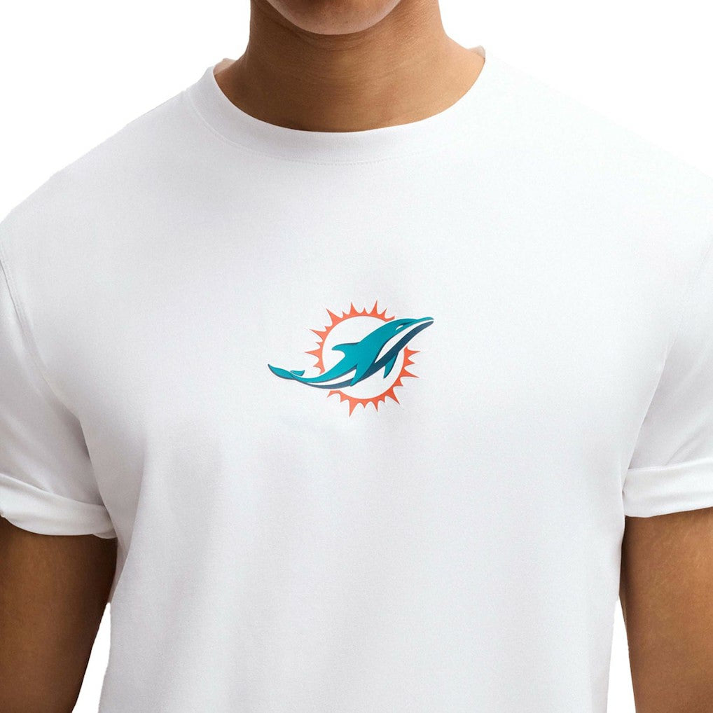 Miami Dolphins Hugo Boss Unisex Brady T-Shirt White - NFL
