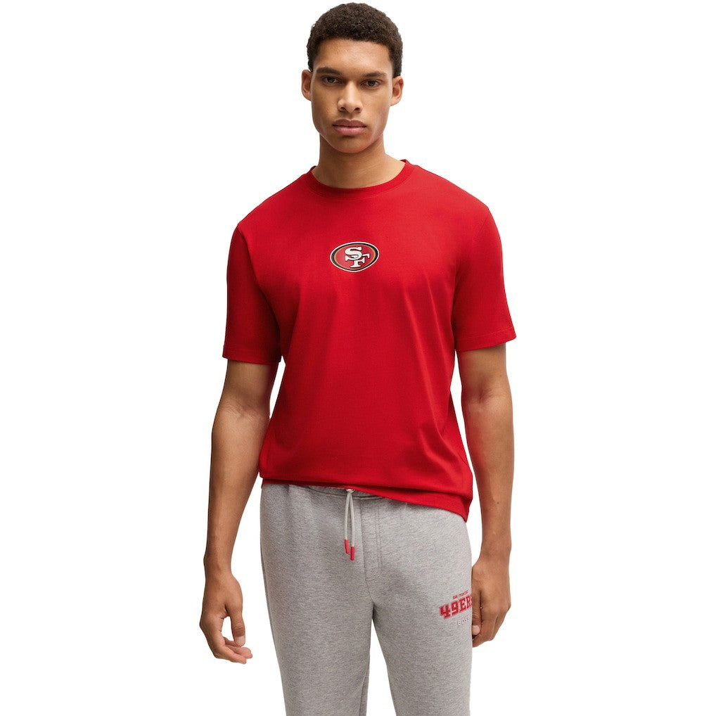 San Francisco 49ers Hugo Boss Unisex Brady T-Shirt Scarlet - NFL