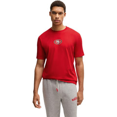 San Francisco 49ers Hugo Boss Unisex Brady T-Shirt Scarlet - NFL