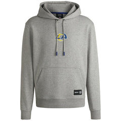 Los Angeles Rams Hugo Boss Unisex Woodson Tri-Blend Hoodie Heather Gray - NFL