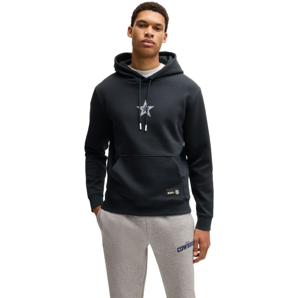 Dallas Cowboys Hugo Boss Unisex Woodson Tri-Blend Hoodie Navy - NFL