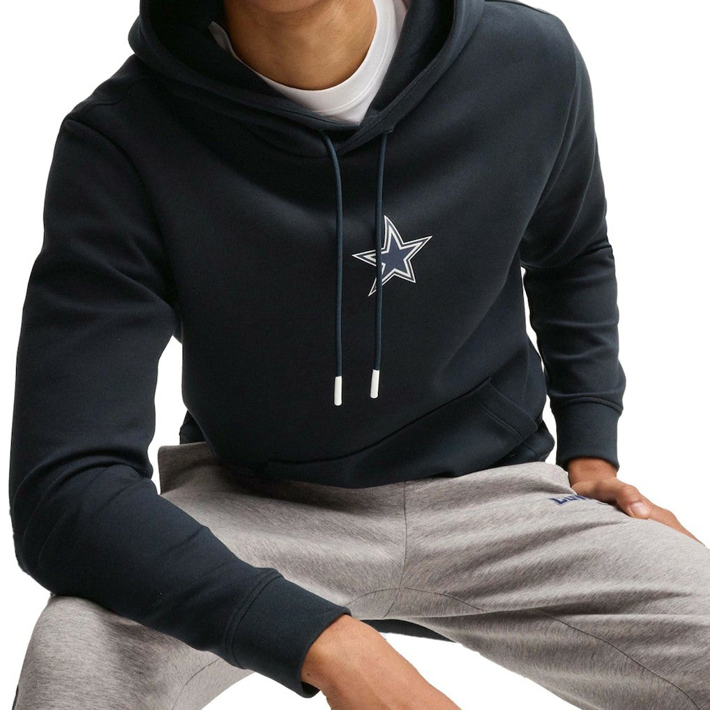 Dallas Cowboys Hugo Boss Unisex Woodson Tri-Blend Hoodie Navy - NFL
