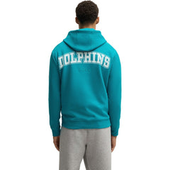 Miami Dolphins Hugo Boss Unisex Woodson Tri-Blend Hoodie Aqua - NFL