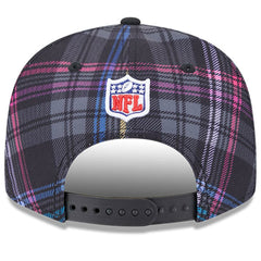 Cleveland Browns New Era 2024 NFL Crucial Catch Plaid 9FIFTY Snapback Hat Black - NFL