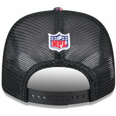 Cleveland Browns New Era 2024 NFL Crucial Catch Plaid 9SEVENTY Trucker Snapback Hat Black - NFL